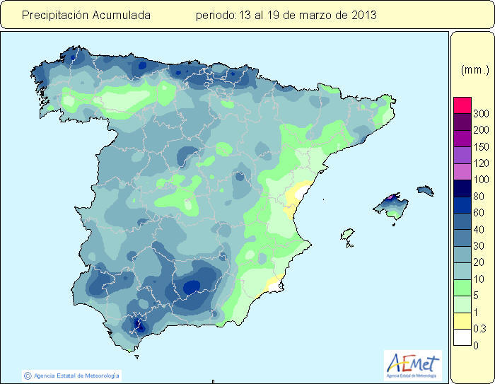 lluvias finales de marzo