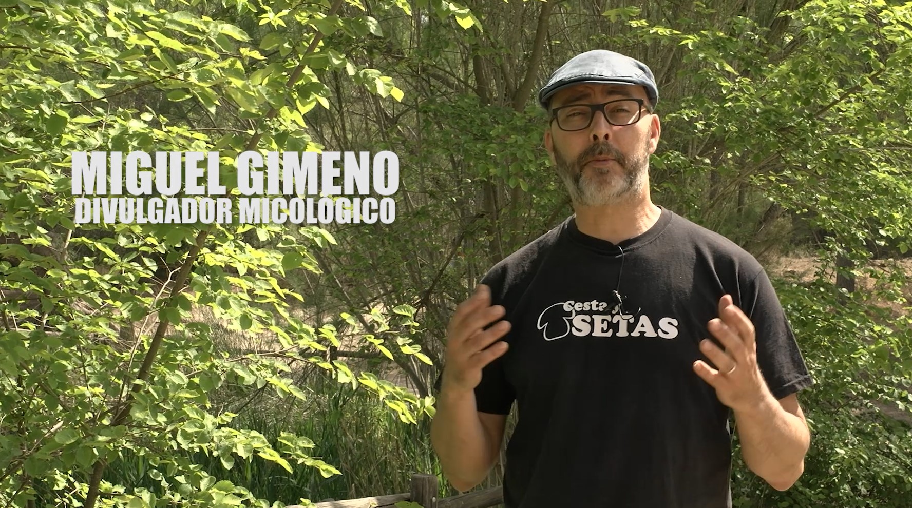 Miguel Gimeno, divulgador micológico CEO de Cesta y Setas, es el director y presentador del programa