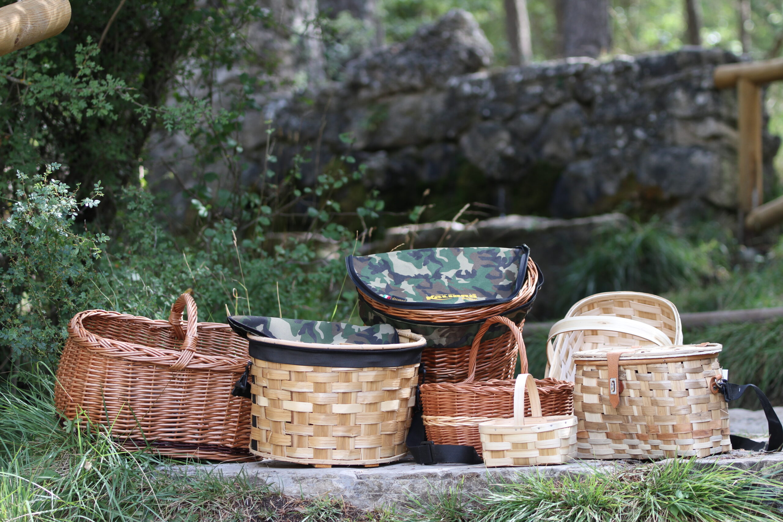 Cesta De Mimbre Grande Con Tapa Y Asa Para La Compra, Picnic O Coche - Color Marrón Natural